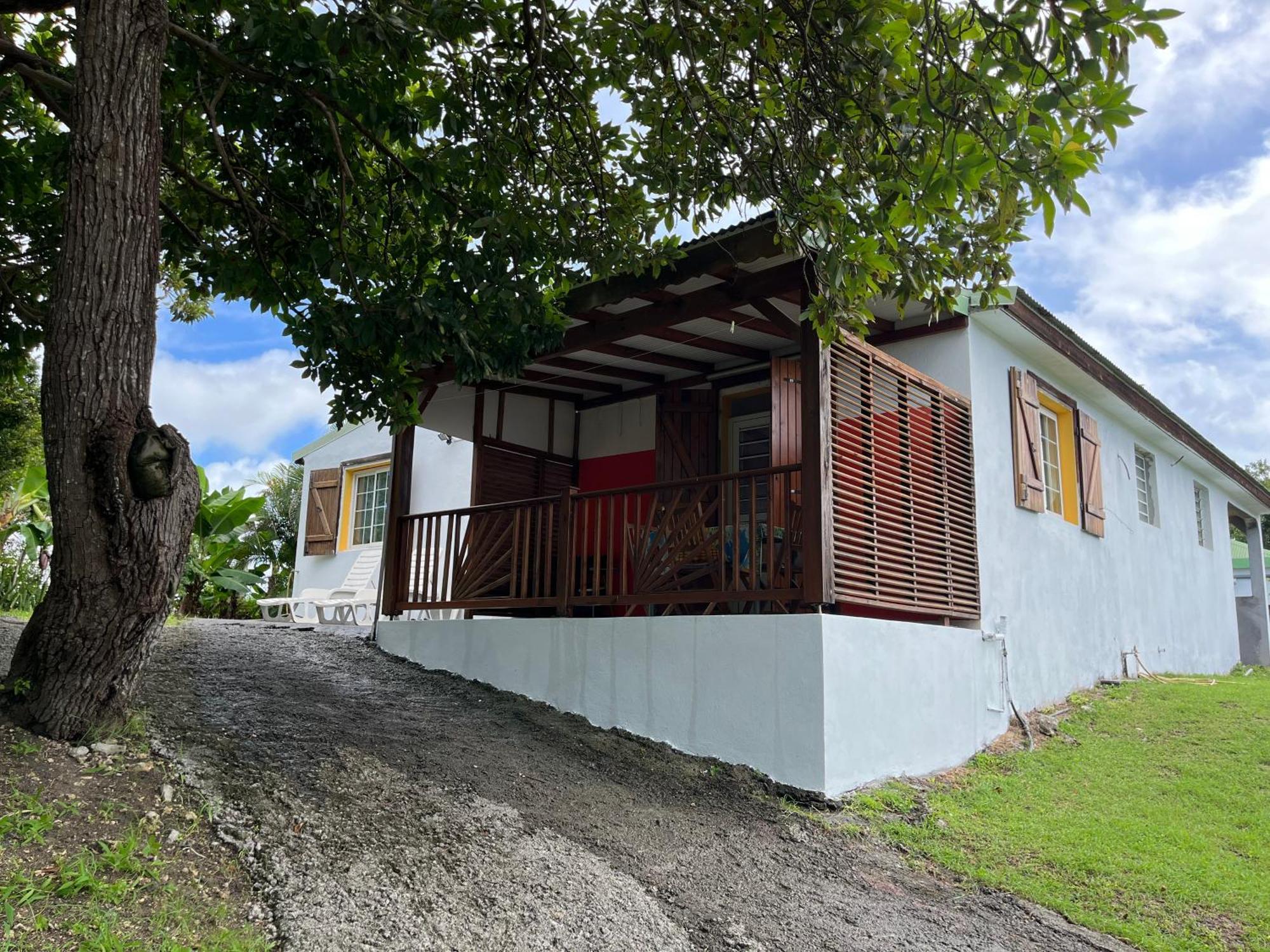 Villa F2 meublé chez sidoine Le Moule Exterior foto